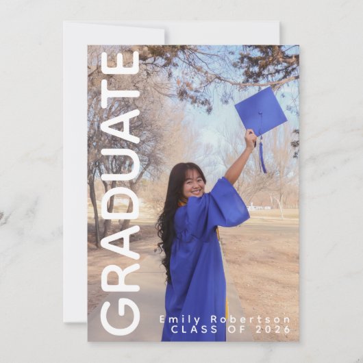 Celebrate the Graduation Party Invitation (Devant)