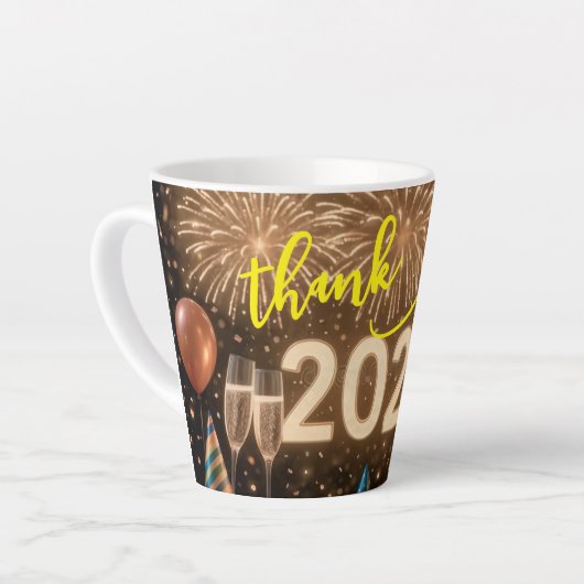 Celebrate the start of 2026 with gratitude  latte mok (Linkerhoek)