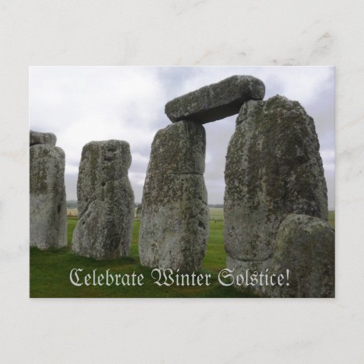 Celebrate Winter Solstice Briefkaart (Voorkant)