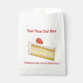 Celebratie Sponge Cake - aangepaste Tres Leches Bedankzakje (Voorkant)