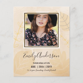 CELEBRATIE VAN LIFE Funeral Memorial PHOTO Budget