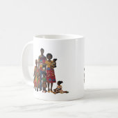 Celebrating Black Family Coffee Mug Koffiemok (Voorkant links)