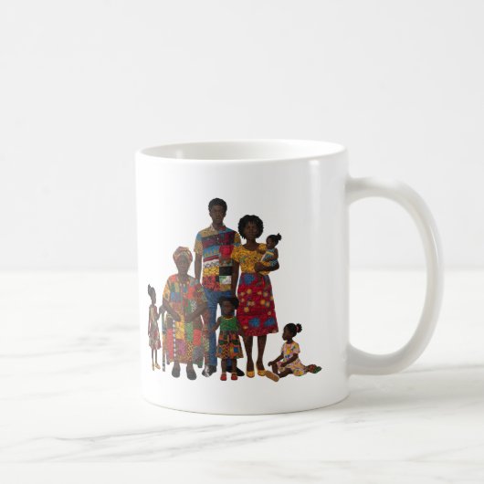 Celebrating Black Family Coffee Mug Koffiemok (Rechts)