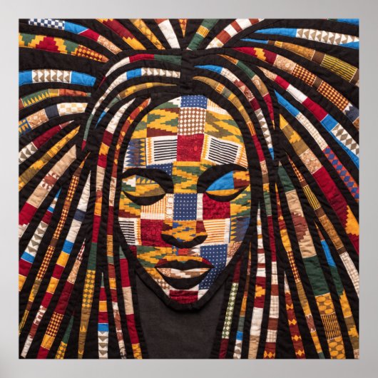 Celebrating Colorful Black Women Poster (Devant)