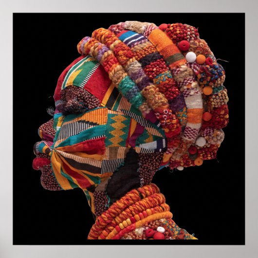 Celebrating Colorful Black Women Poster (Devant)