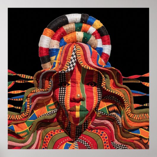 Celebrating Colorful Black Women Poster (Devant)