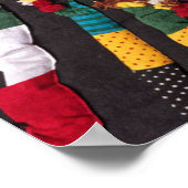 Celebrating Colorful Black Women Poster (Coin)