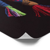 Celebrating Colorful Black Women Poster (Coin)