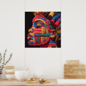 Celebrating Colorful Black Women Poster (Cuisine)