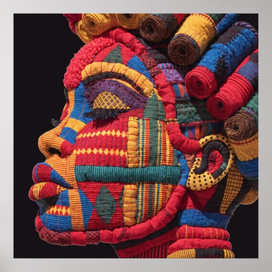 Celebrating Colorful Black Women Poster (Devant)