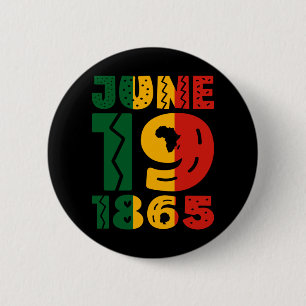 Celebrating Juneteenth Ronde Button 5,7 Cm
