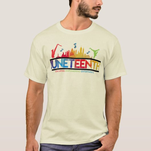 Celebrating Juneteenth T-shirt (Voorkant)