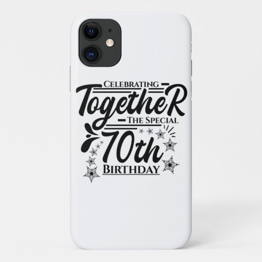 celebrating the 70th birthday Case-Mate iPhone case (Achterkant)