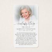 Celebrating the Life Footprints Prayer Cards (Dos)