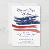 Célébration 4 juillet Invitation (Devant)