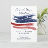 Célébration 4 juillet Invitation (Debout devant)