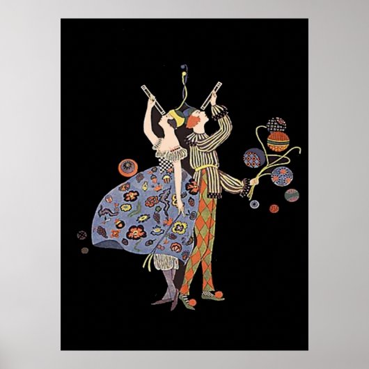 Célébration Art déco de couple (Devant)