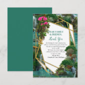 Célébration au Carte de remerciements de l'Imagina (Devant / Derrière)