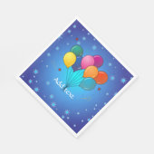 Celebration Balloons Sjabloon Servet (Hoek)