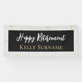 Célébration! Bonne bannière de retraite (Horizontal)