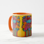 Celebration Bouquet Coffee Mok (Voorkant links)