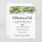 Célébration budgétaire de la verdure Feuille funér (Devant / Derrière)