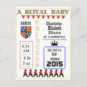 Celebration Cards Royal Princess Charlotte Briefkaart