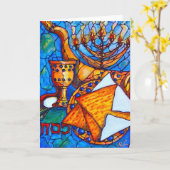 Célébration - Carte de voeux Pâques (Fleur jaune)