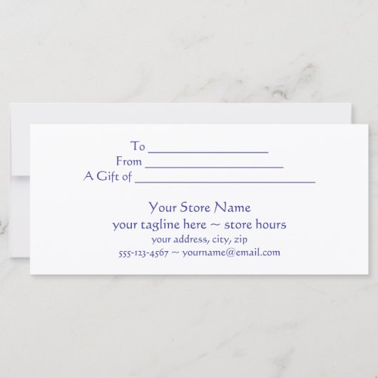 Celebration Celebrft Certificate Certificate sjabl (Achterkant)