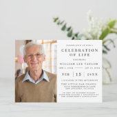 CÉLÉBRATION CLASSIQUE DE LA VIE INVITATION MÉMORIA (Debout devant)