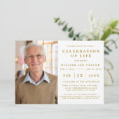 CÉLÉBRATION CLASSIQUE DE LA VIE INVITATION MÉMORIA (Debout devant)