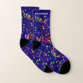 Celebration Confetti Ajouter Nom Bleu (Paire)