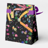 Celebration Confetti Pattern Favor Box Bedankdoosjes (Achterkant)
