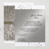 Célébration de 25 ans, Invitation pour les 25 ans  (Devant / Derrière)