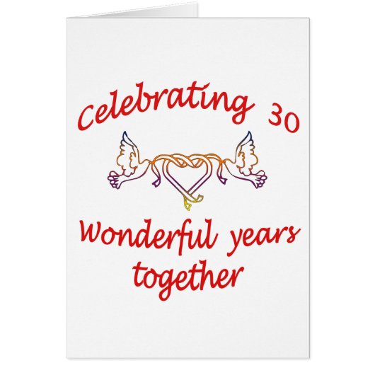 CÉLÉBRATION DE 30 ANS (Devant)