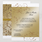 Célébration de 50 ans, Invitation pour le 50e Anni (Devant / Derrière)