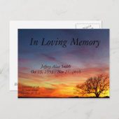 Célébration de faire-part de la vie (Devant / Derrière)