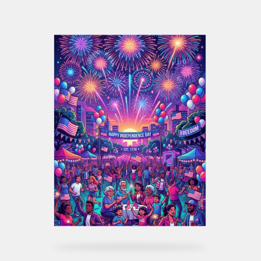 Célébration de la fête de l'Indépendance du 4 juil (Recto)