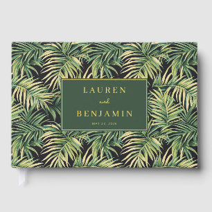 Célébration de la feuille de palmier verte tropica