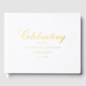 Célébration de la Mémoire de Vie – Élégant Minimal (Recto)
