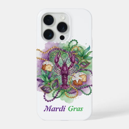 Célébration de la peinture à l'eau de Mardi Gras (Verso)