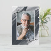 Célébration de la retraite - Invitation photo (Debout devant)