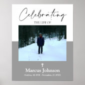 Célébration de la vie 16x20 Poster funéraire (Devant)