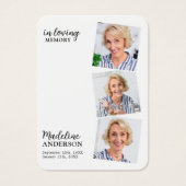 Célébration de la vie 3 Photo Carte de prière comm (Devant)