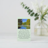 Célébration de la vie Carte de prière de bénédicti (Debout devant)