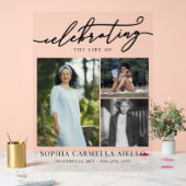 Célébration de la vie de 3 photos collage (Mariage)