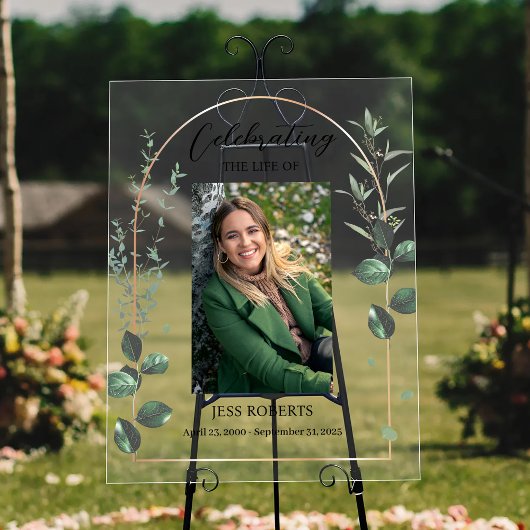 Célébration De La Vie Des Funérailles En Mémoire A