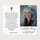 Célébration de la vie du Carte photo commémoratif (Extérieur déplié)