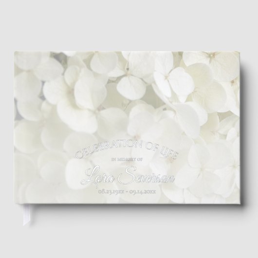 Célébration de la vie florale de l'Hydrangée blanc (Recto)