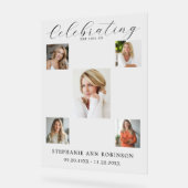 Célébration de la vie funéraire 5 Photo Collage (Angle)